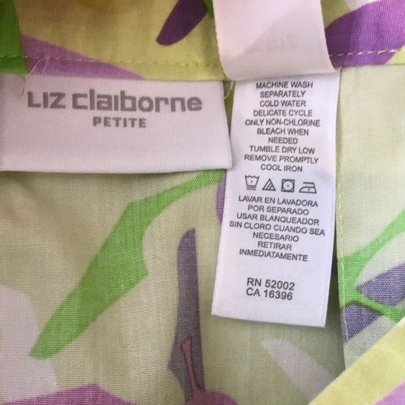 Liz Claiborne pleated novelty print mini skirt - Picture 7 of 7
